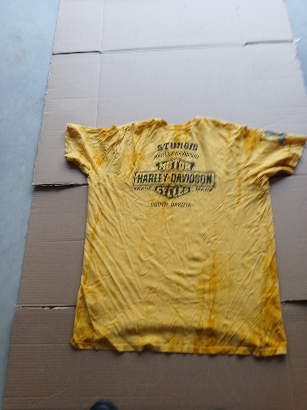 Harley-Davidson Yellow Graphic Tee